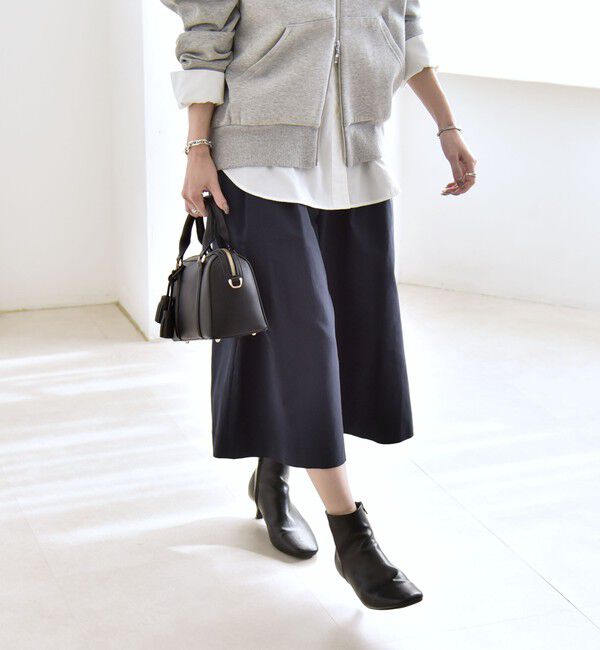 quaranciel「《予約》quaranciel:〈洗濯機可能〉タック キュロット パンツ」|キュロット|