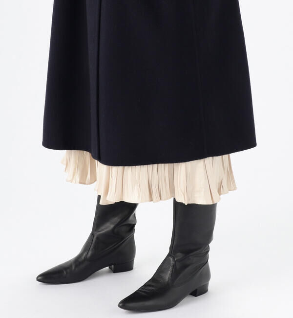 Ballsey「プレミアムウールリバー ノーカラーコート」|ノーカラーコート|