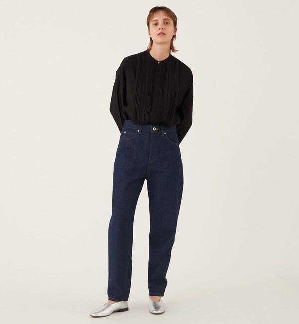 GALERIE VIE「セルヴィッチデニム テーパードパンツ」|デニム|