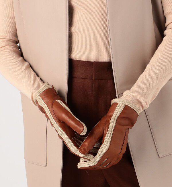 TOMORROWLAND GOODS「Milona Paris クロシェコンビグローブ」|手袋|