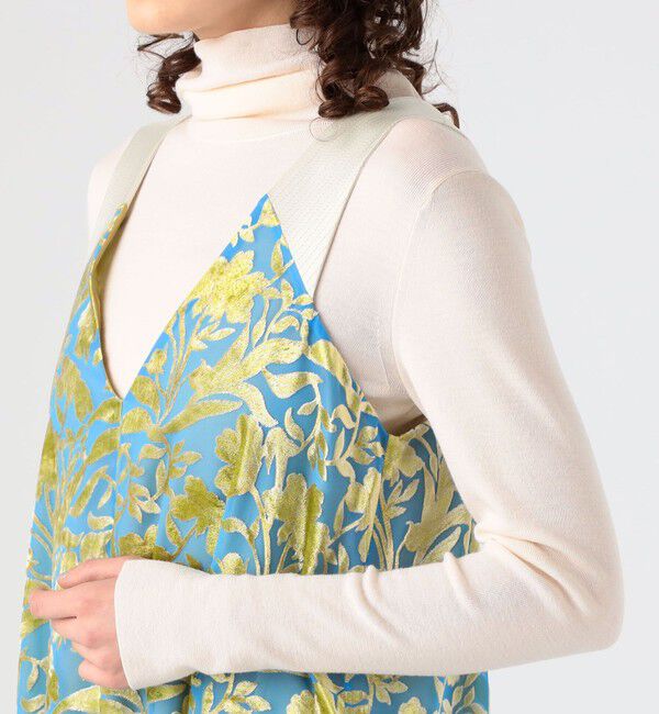 DES PRES「コスモスオパールプリント ボリュームフレアワンピース」|ワンピース|