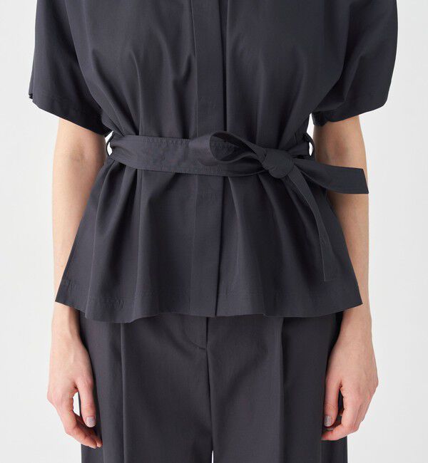 TOMORROWLAND collection「コットンギャバジン ベルテッドシャツ」|シャツ・ブラウス|