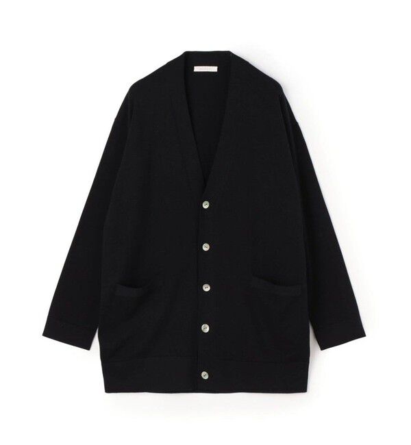 GALERIE VIE「シーアイランドコットン Vネックカーディガン」|カーディガン|69 ネイビー