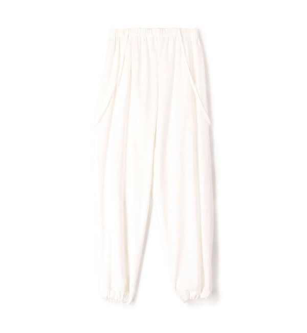 GALERIE VIE「コットンツイル イージーパンツ」|チノ|11 ホワイト