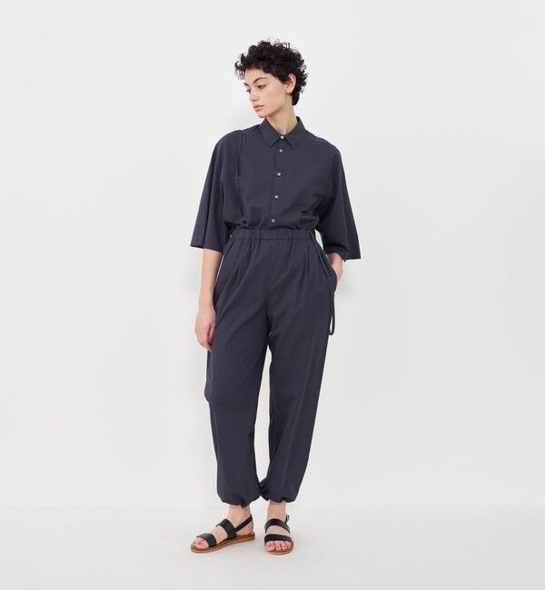 GALERIE VIE「コットンツイル イージーパンツ」|チノ|