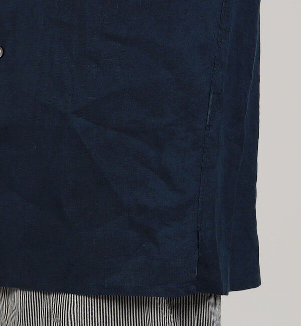 TOMORROWLAND MENS「アイリッシュリネン ダブルポケット オープンカラーシャツ」|シャツ・ブラウス|