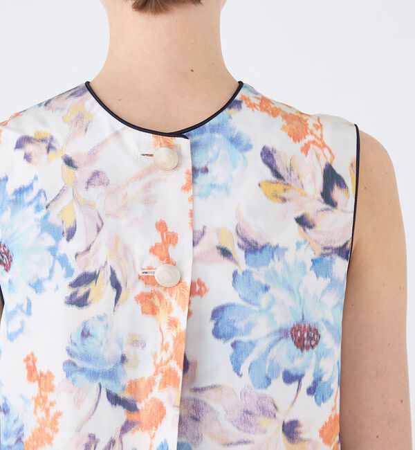 TOMORROWLAND collection「ピヴォワンヌプリント フロンタブルジレ」|ベスト・ジレ|