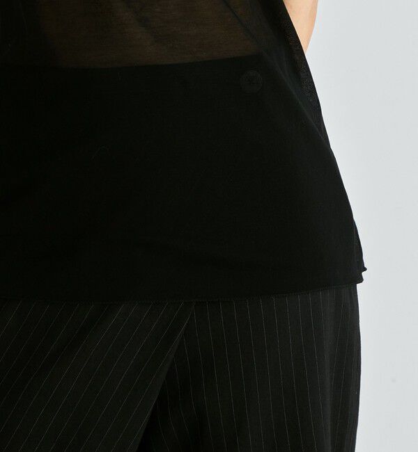 Edition「シアーフライス ハーフスリーブトップス」|Tシャツ・カットソー|