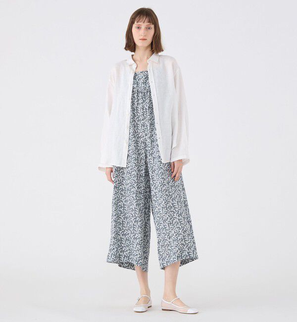 SOULEIADO「レーヨンツイルプリント コンビネゾン」|オールインワン|