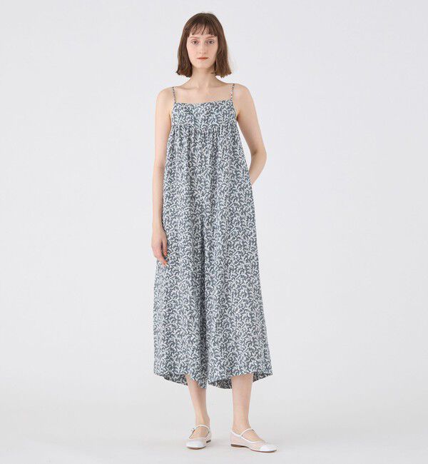 SOULEIADO「レーヨンツイルプリント コンビネゾン」|オールインワン|