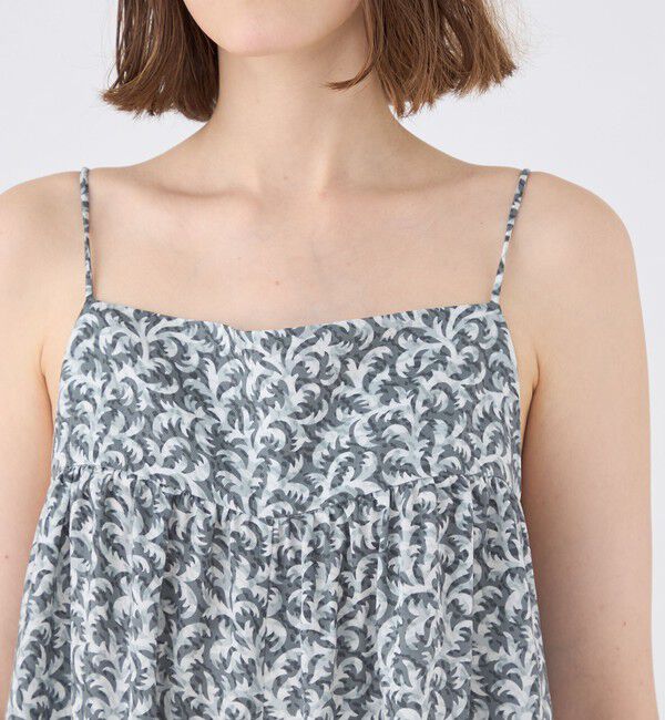 SOULEIADO「レーヨンツイルプリント コンビネゾン」|オールインワン|