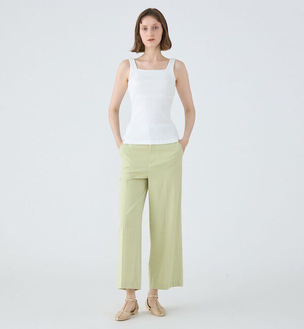 MACPHEE「コットンリブ カップ付きタンクトップ」|タンクトップ|