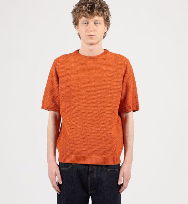 TOMORROWLAND MENS「TOMORROWLAND tricot コットンリネン クルーネックプルオーバーニット」|ニット・セーター|