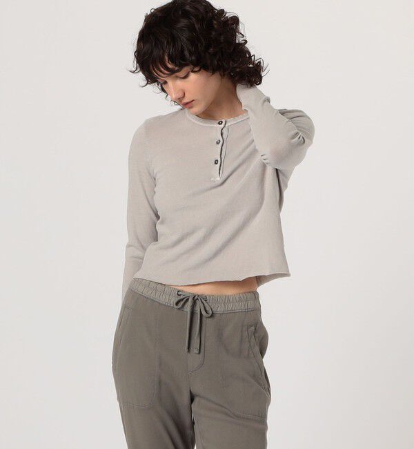 JAMES PERSE「スラブジャージー ヘンリーネックプルオーバー WJD3160」|Tシャツ・カットソー|