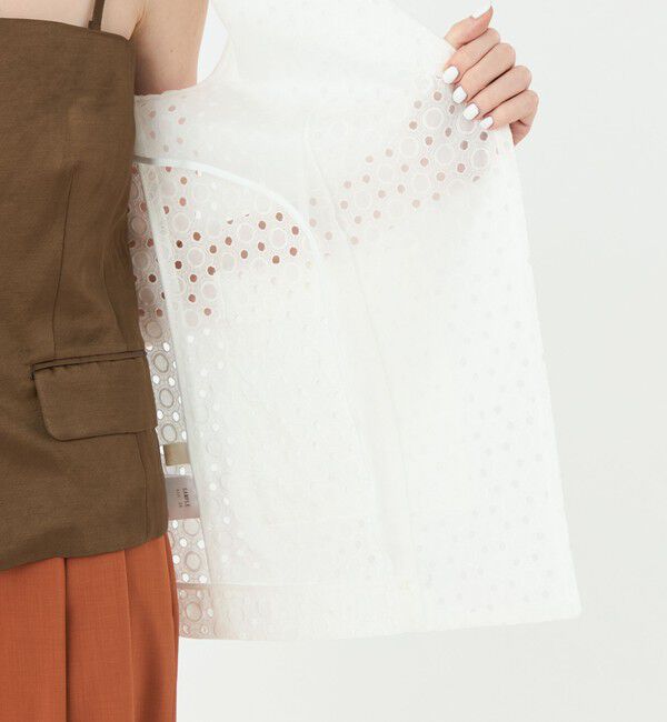 Ballsey「サークルエンブロイダリー ミドルジレ」|ベスト・ジレ|