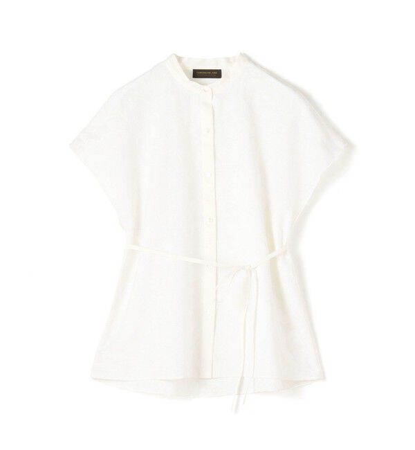 TOMORROWLAND collection「カラミジャカード ワイドショルダークレリックブラウス」|シャツ・ブラウス|11 ホワイト