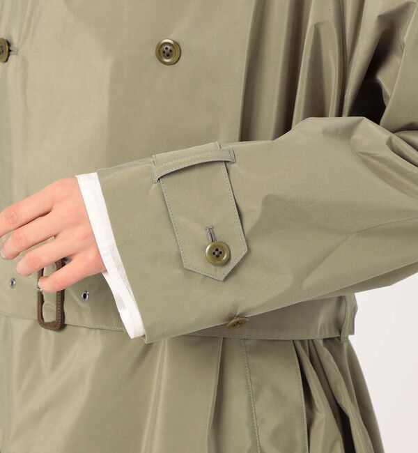 TOMORROWLAND GOODS「HAVERSACK Silkcoating ラグラントレンチコート」|トレンチコート|