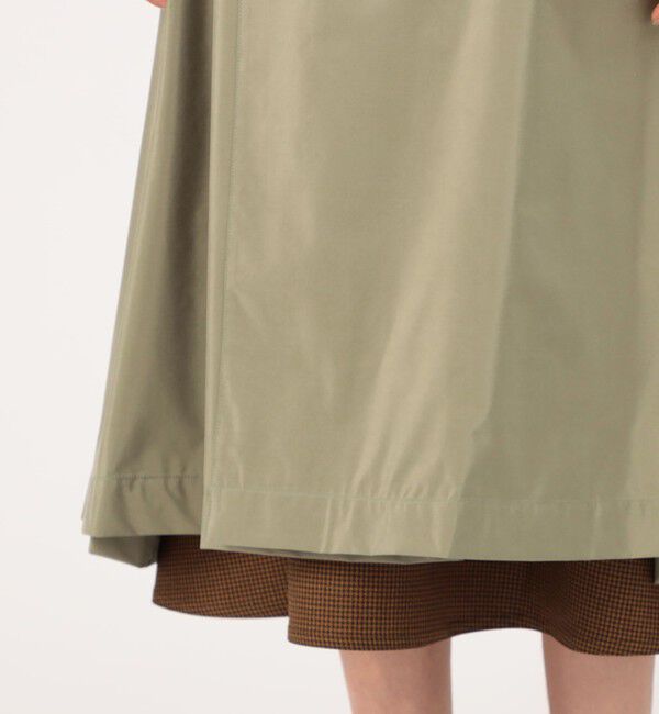 TOMORROWLAND GOODS「HAVERSACK Silkcoating ラグラントレンチコート」|トレンチコート|