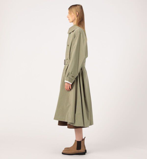 TOMORROWLAND GOODS「HAVERSACK Silkcoating ラグラントレンチコート」|トレンチコート|