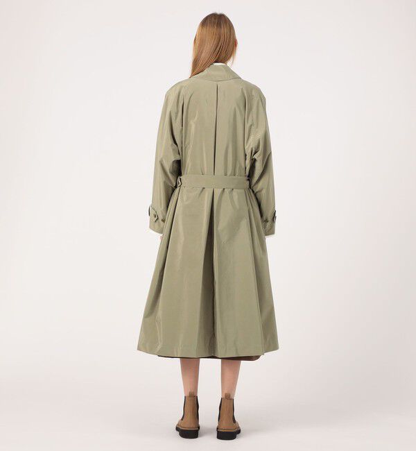 TOMORROWLAND GOODS「HAVERSACK Silkcoating ラグラントレンチコート」|トレンチコート|