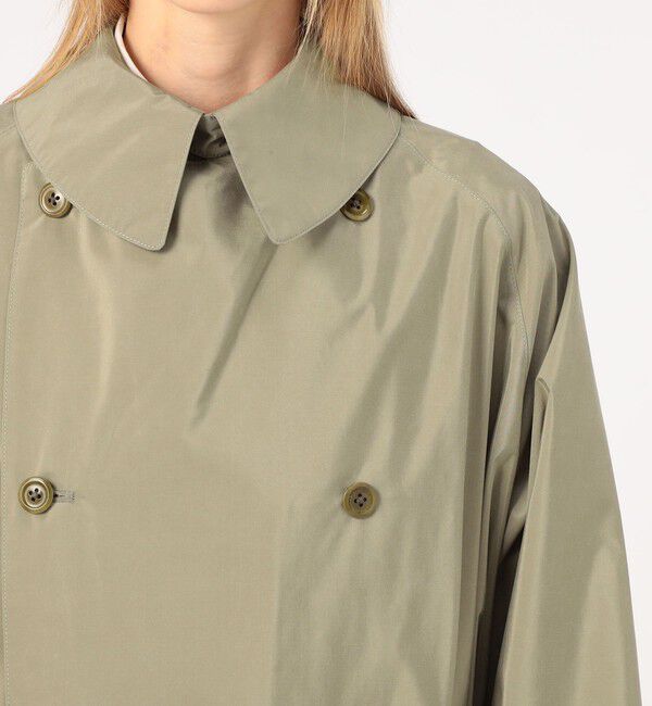 TOMORROWLAND GOODS「HAVERSACK Silkcoating ラグラントレンチコート」|トレンチコート|