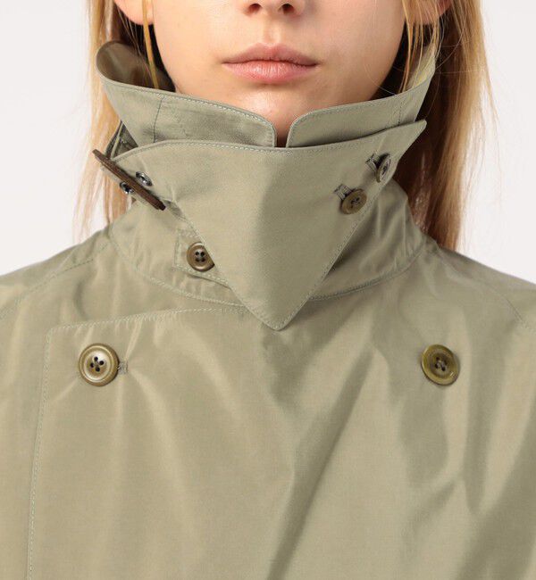 TOMORROWLAND GOODS「HAVERSACK Silkcoating ラグラントレンチコート」|トレンチコート|