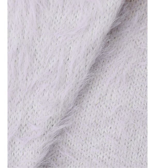  「SAYAKA DAVIS SHAGGY HOODIE VEST VKT65-WS：ニットベスト」|ベスト・ジレ|