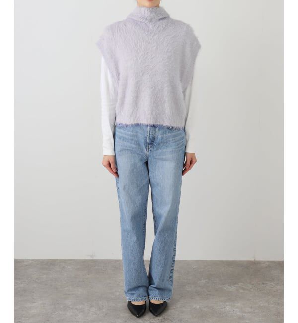  「SAYAKA DAVIS SHAGGY HOODIE VEST VKT65-WS：ニットベスト」|ベスト・ジレ|