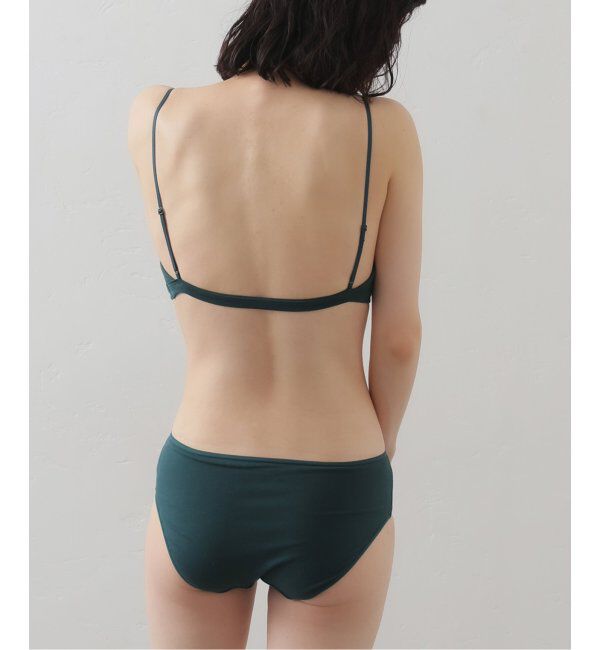 EMILYWEEK「【RESET】オーガニックコットン混 ブラ（グレー、グリーン）」|インナー|