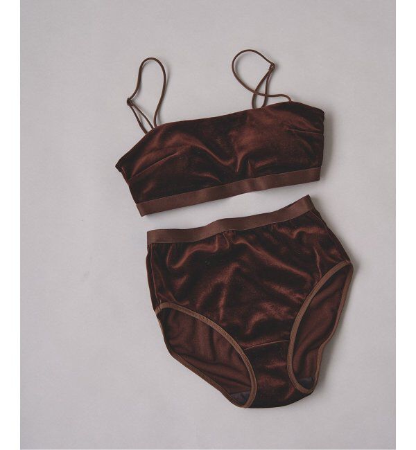 EMILYWEEK「ベロアショーツ」|インナー|