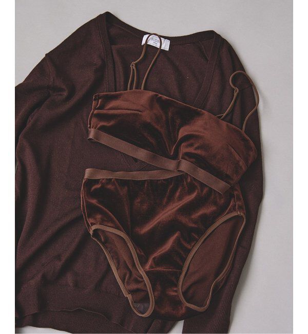 EMILYWEEK「ベロアショーツ」|インナー|