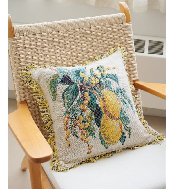 journal standard Furniture「《予約》【TOLIGHT/トライト】JSF別注 JQ CUSHION　クッションカバー 45cm」|クッション・クッションカバー|イエロー