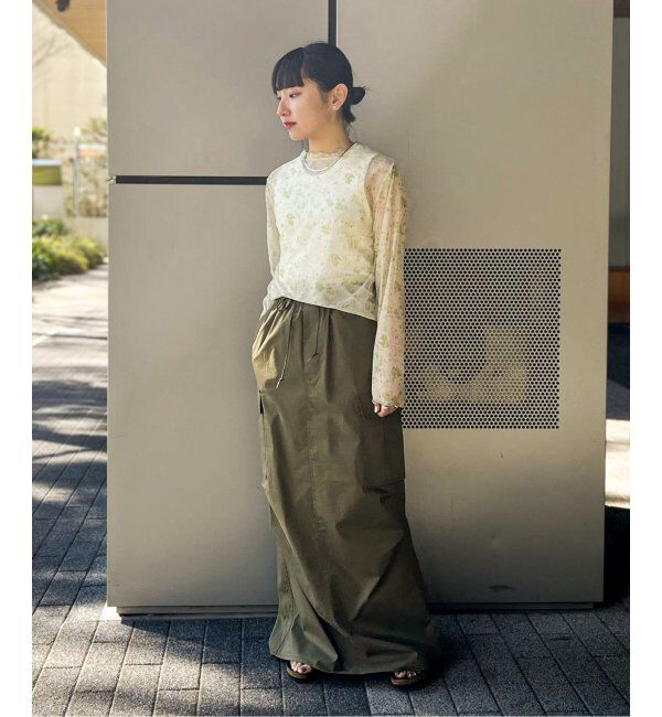 JOINT WORKS「【COMMRE/コムル】プリントチュールトップス」|ニット・セーター|