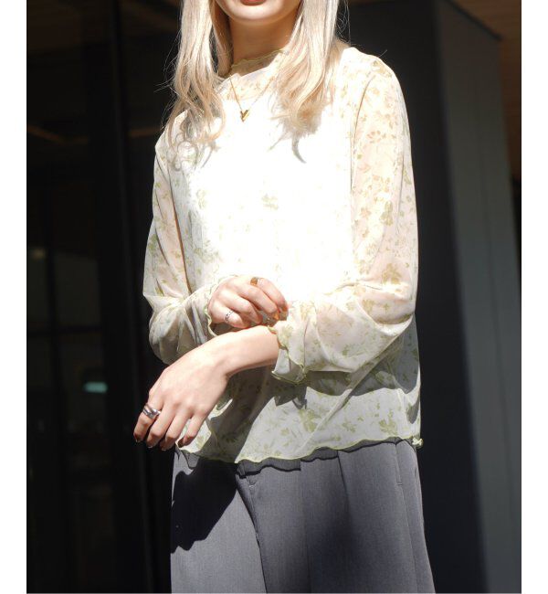 JOINT WORKS「【COMMRE/コムル】プリントチュールトップス」|ニット・セーター|