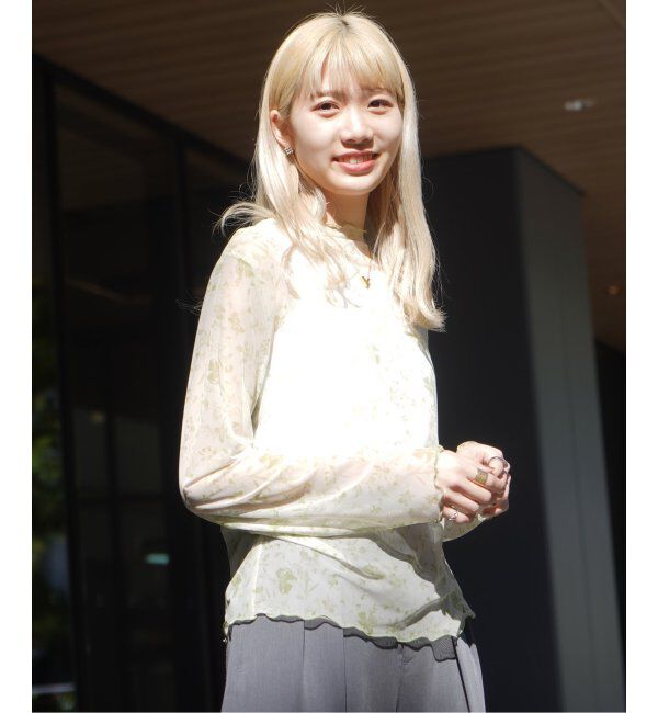 JOINT WORKS「【COMMRE/コムル】プリントチュールトップス」|ニット・セーター|