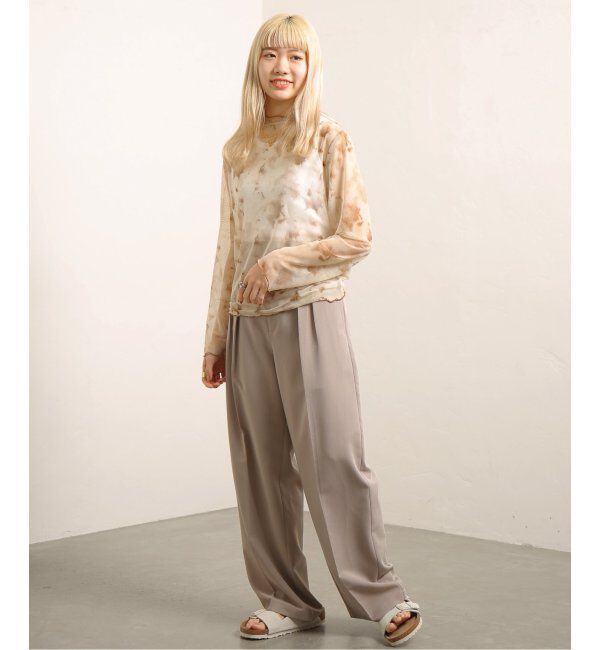 JOINT WORKS「【COMMRE/コムル】プリントチュールトップス」|ニット・セーター|