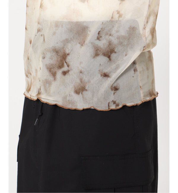 JOINT WORKS「【COMMRE/コムル】プリントチュールトップス」|ニット・セーター|