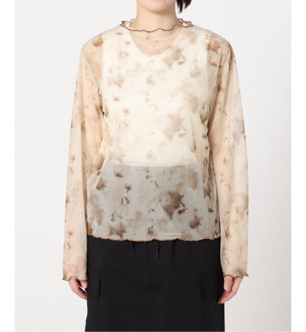 JOINT WORKS「【COMMRE/コムル】プリントチュールトップス」|ニット・セーター|