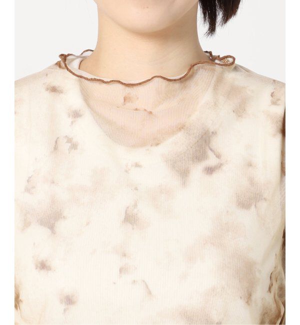 JOINT WORKS「【COMMRE/コムル】プリントチュールトップス」|ニット・セーター|