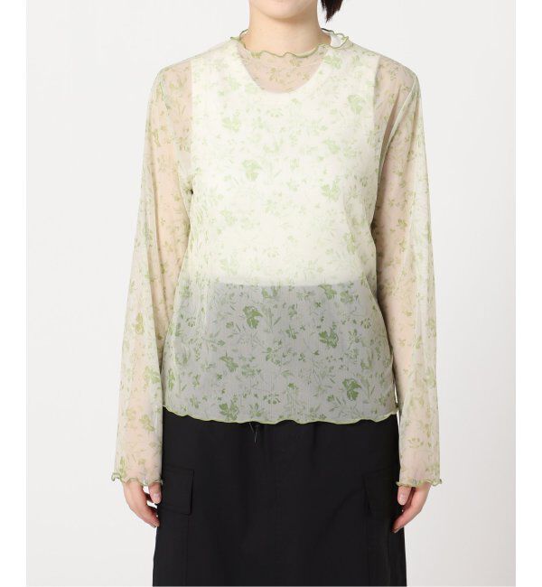 JOINT WORKS「【COMMRE/コムル】プリントチュールトップス」|ニット・セーター|