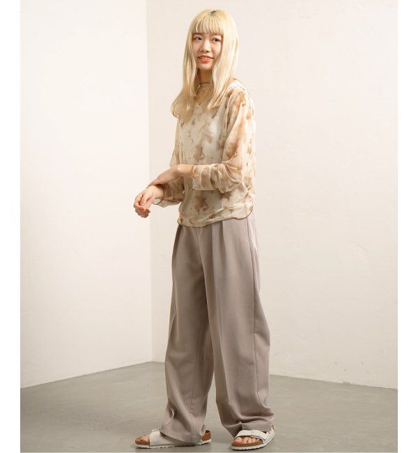 JOINT WORKS「【COMMRE/コムル】プリントチュールトップス」|ニット・セーター|