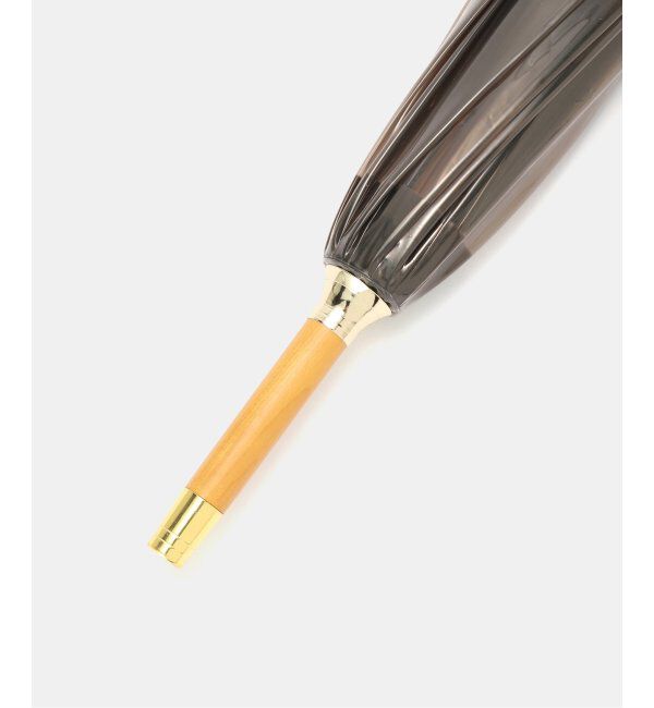 Plage「TRADITIONAL WEATHERWEAR  CLEAR UMBRELLA BAMBOO 傘」|傘|
