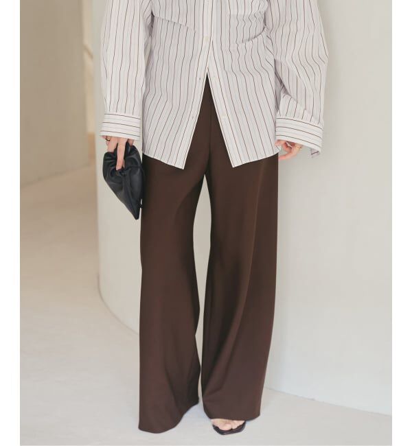 Plage「《予約》Worsted Bias Relax パンツ」|その他|