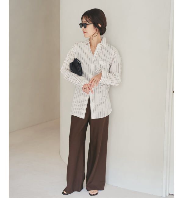 Plage「《予約》Worsted Bias Relax パンツ」|その他|