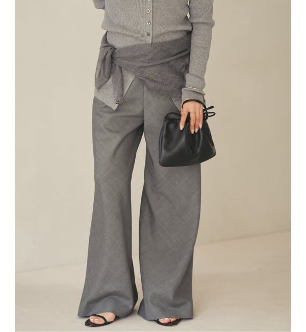 Plage「《予約》Worsted Bias Relax パンツ」|その他|