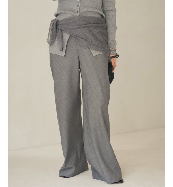 Plage「《予約》Worsted Bias Relax パンツ」|その他|