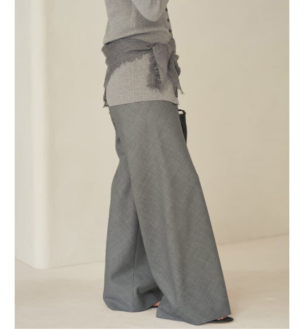 Plage「《予約》Worsted Bias Relax パンツ」|その他|