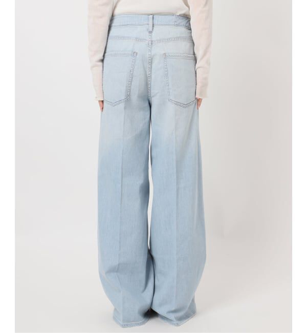 Plage「《予約》Healthy denim / ヘルシーデニム 別注 WIDE デニムパンツ(ブルー)」|デニム|