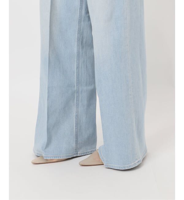 Plage「《予約》Healthy denim / ヘルシーデニム 別注 WIDE デニムパンツ(ブルー)」|デニム|