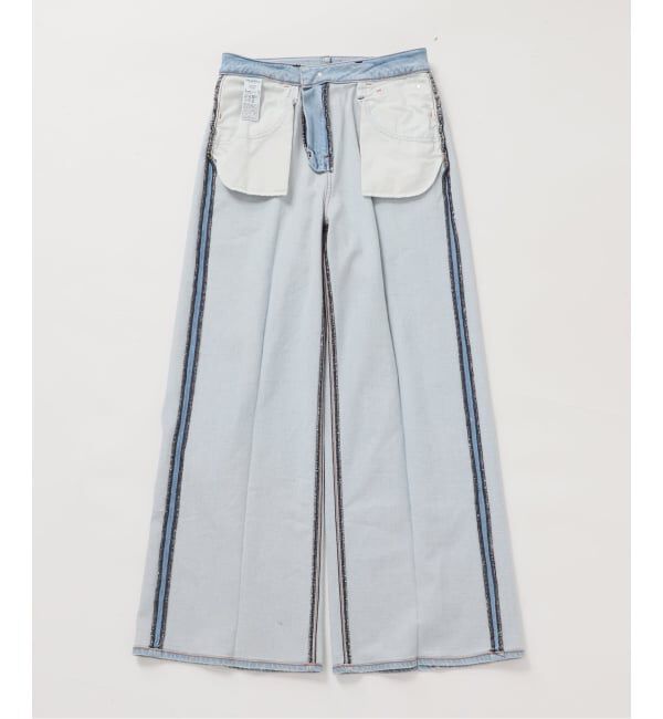 Plage「《予約》Healthy denim / ヘルシーデニム 別注 WIDE デニムパンツ(ブルー)」|デニム|